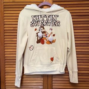 Disney Cream Chip and Dale Sweatshirt Juniors L